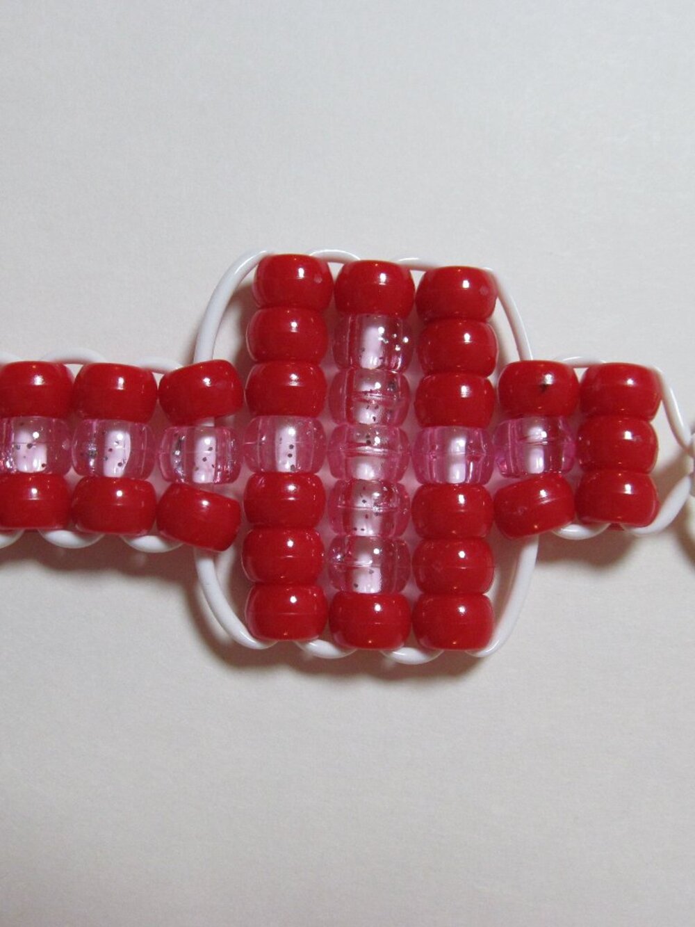 Red & Pink Cross Keychain #12812026